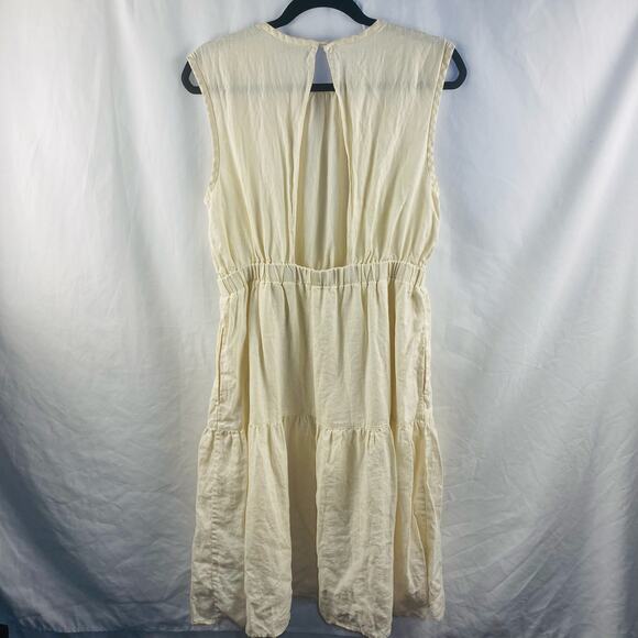 Everlane Cream Midi Dress - Picture 9 of 12